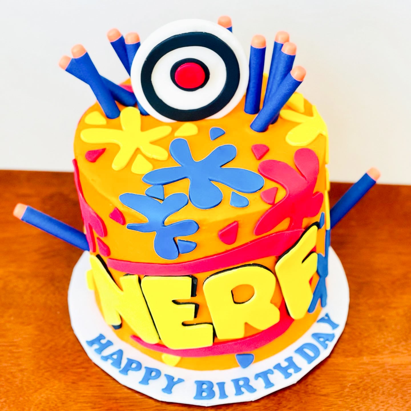 Nerf Birthday Cake