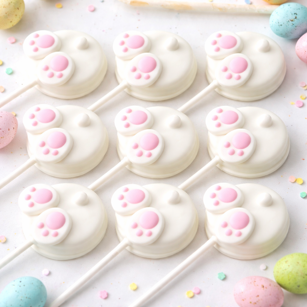Easter Bunny Oreo Cookie Pops – Perfect Easter Basket Treat🐰
