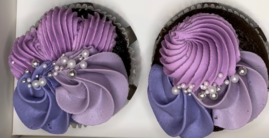 6 Chocolate, 6 Red Velvet Custom Cupcakes