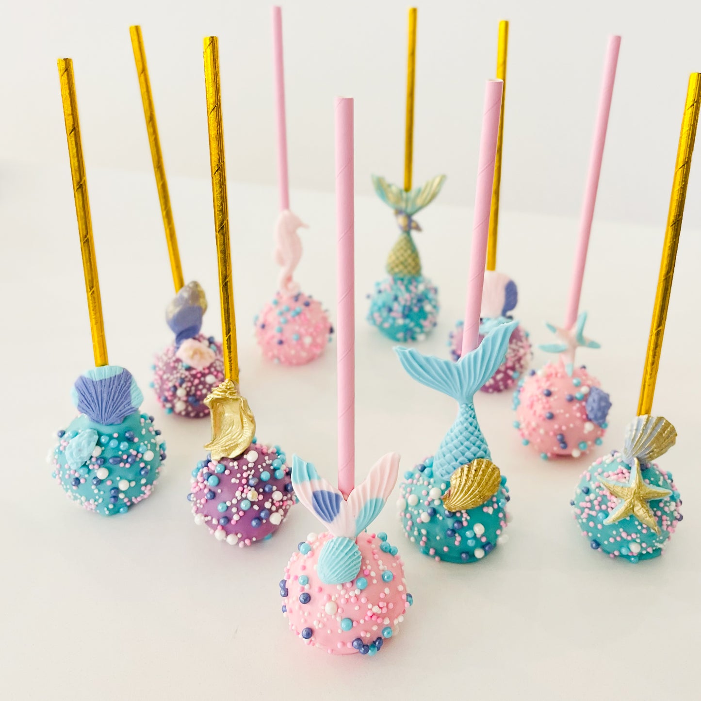 Mermaid Cake pops