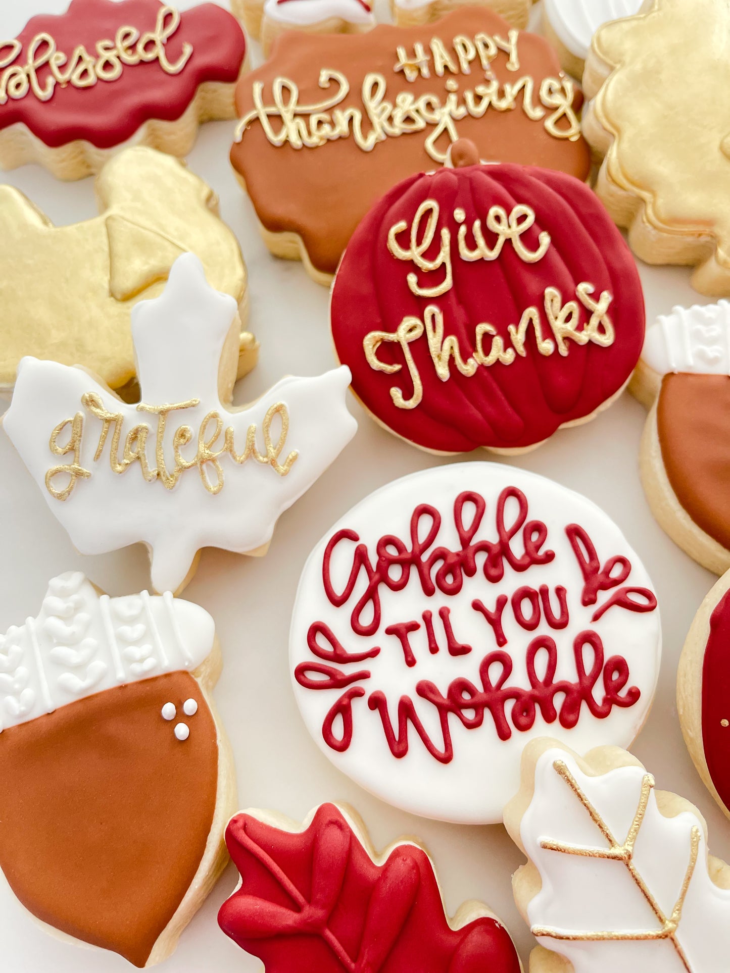 🧡 Thanksgiving Glam Cookies – Buy 1 Dozen, Get 3 FREE!