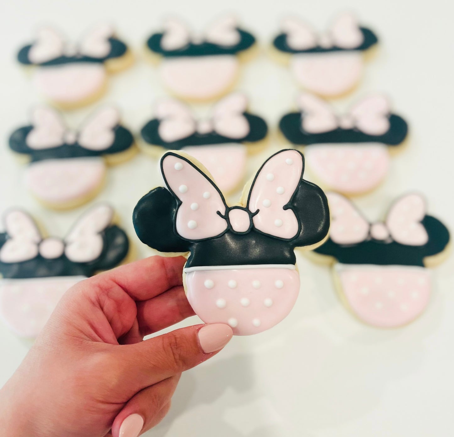 2 Dozen Minnie Mouse Sugar Cookies