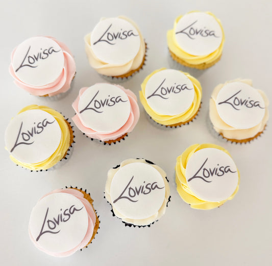 Custom Logo Cupcakes – Personalized Branded Cupcakes for Any Occasion