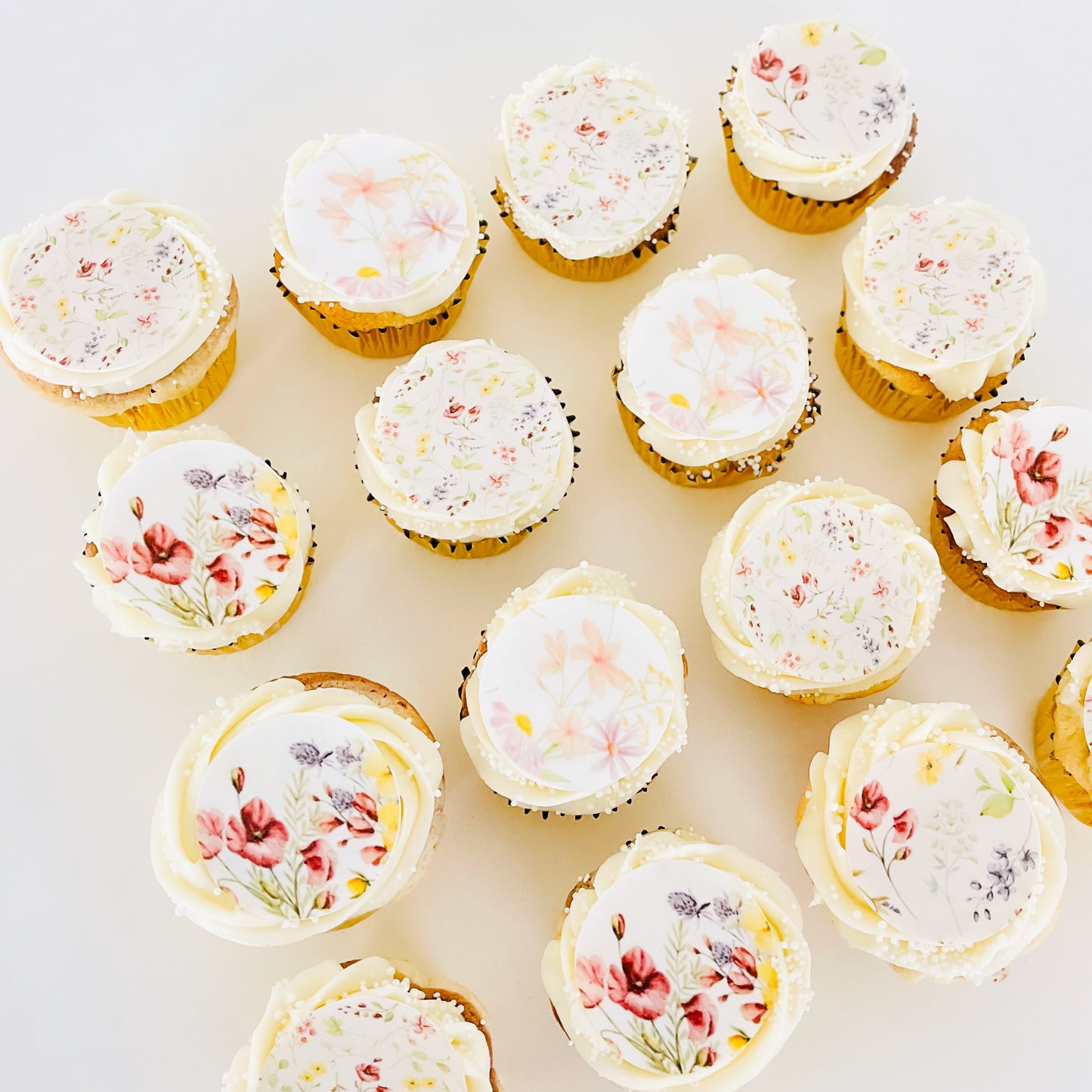 Wildflower Cupcakes 🌸🧁🌼