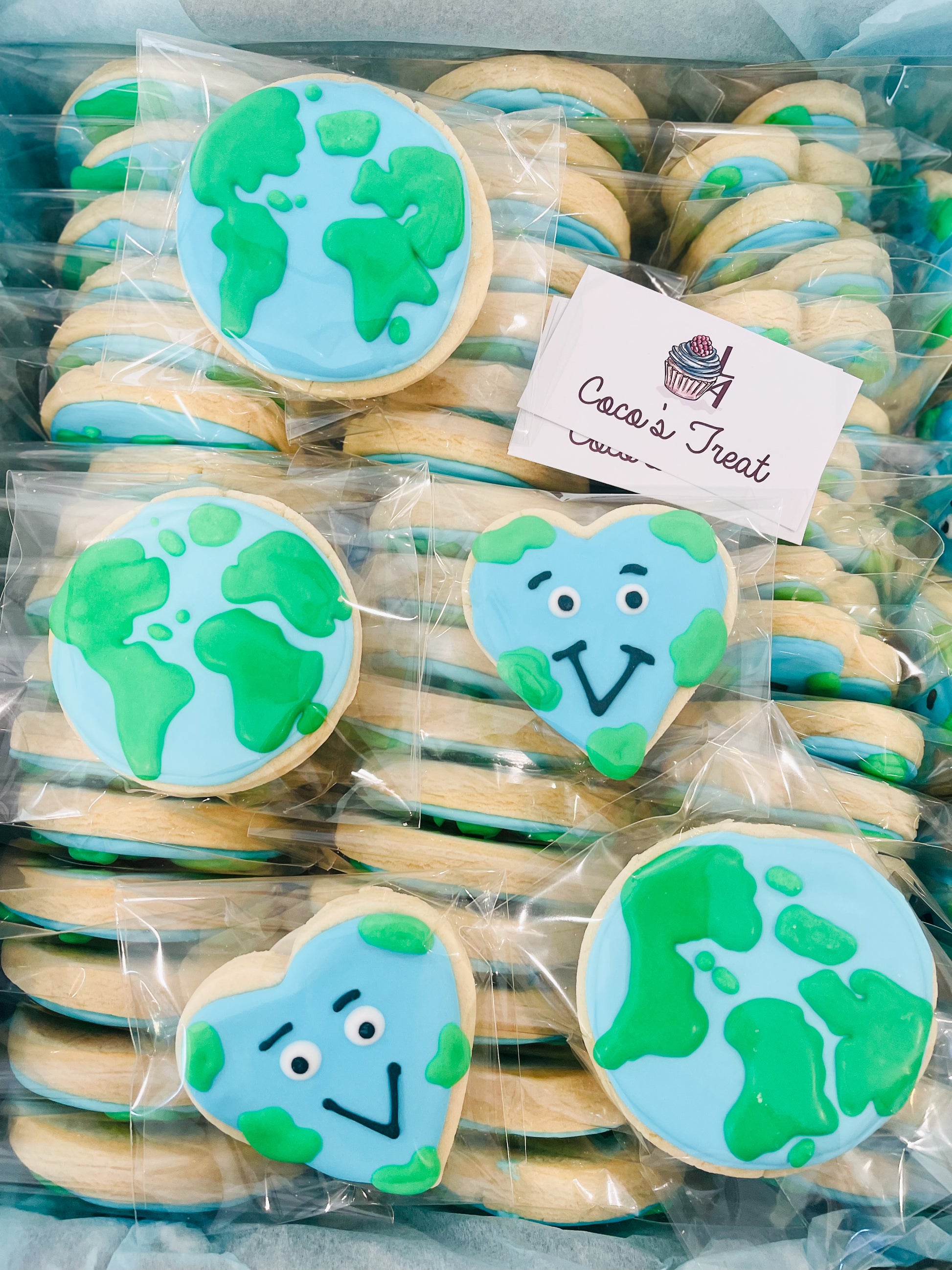 Earth Day Sugar Cookies