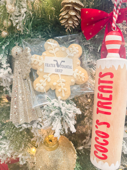 Snowflake Logo Sugar Cookies❄️