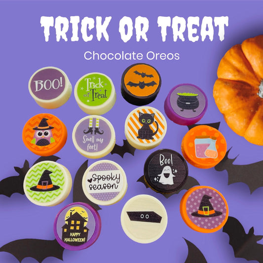 Halloween Themed Chocolate Covered Oreo