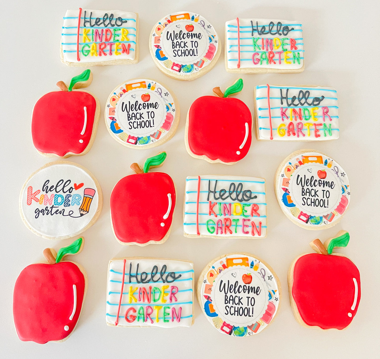 Hello Kindergarten Cookies