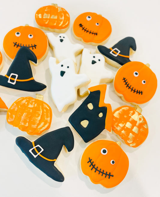 Spooky Ghost Cookies, halloween sugar cookies