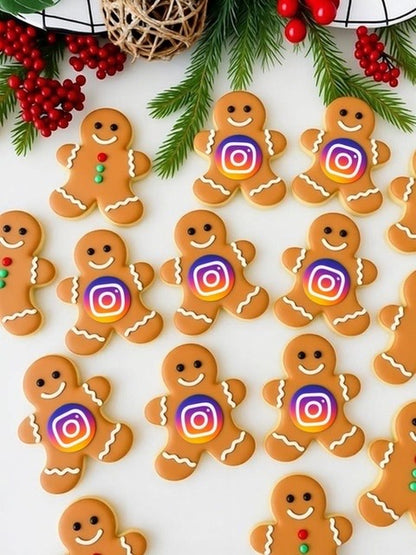 Custom Logo Gingerbread Cookies – Holiday Edition