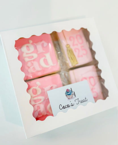 Pretty in Pink Graduation Sugar Cookies 🎓💖