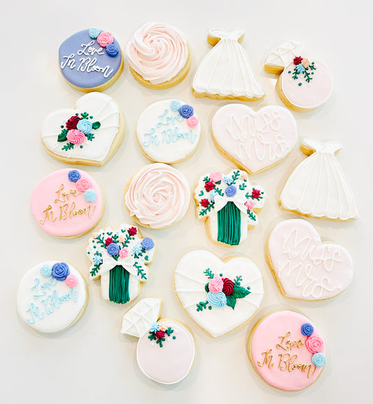 Love In Bloom Bridal Shower Sugar Cookies