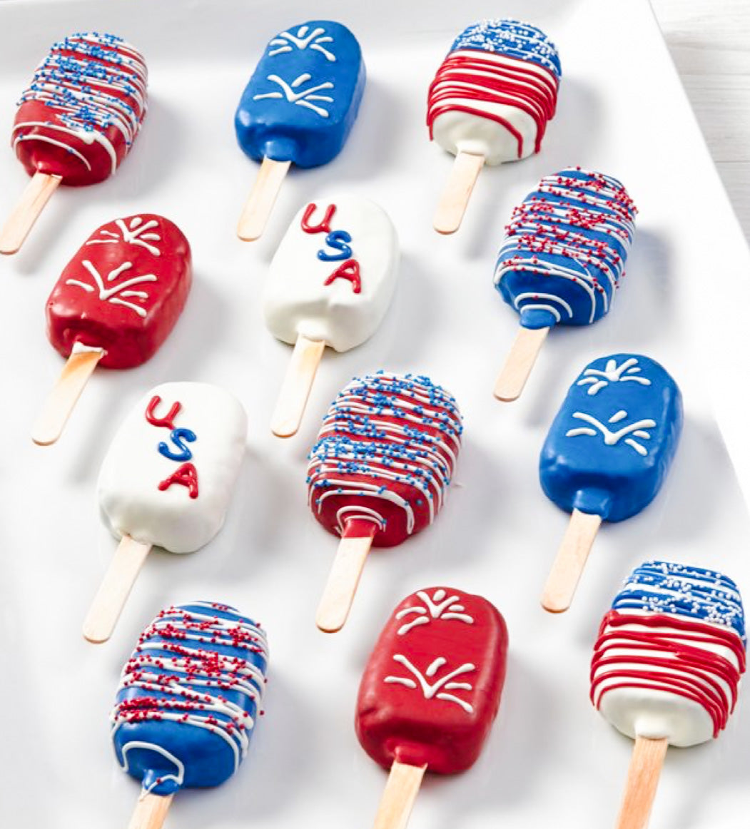 4th of july cake popsicle, desserts, sweet, july4th sweet
