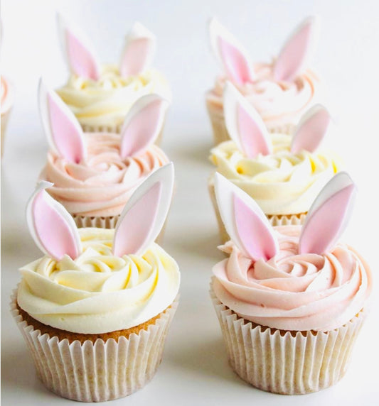 Easter Rabbit Ear Cupcakes