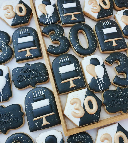 30th Birthday Cookies