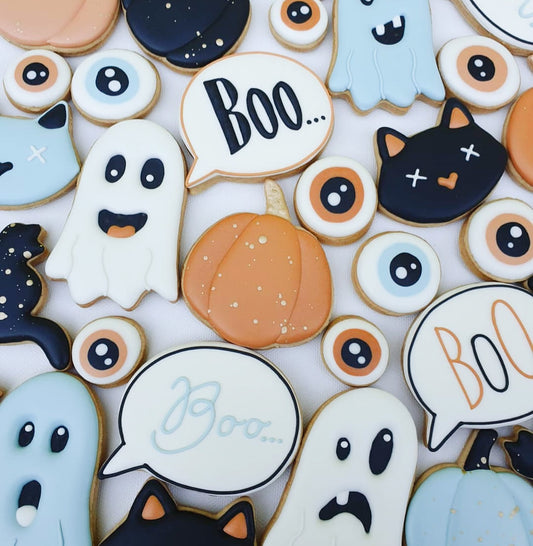 halloween cookies, ghost cookies, fresno bakery