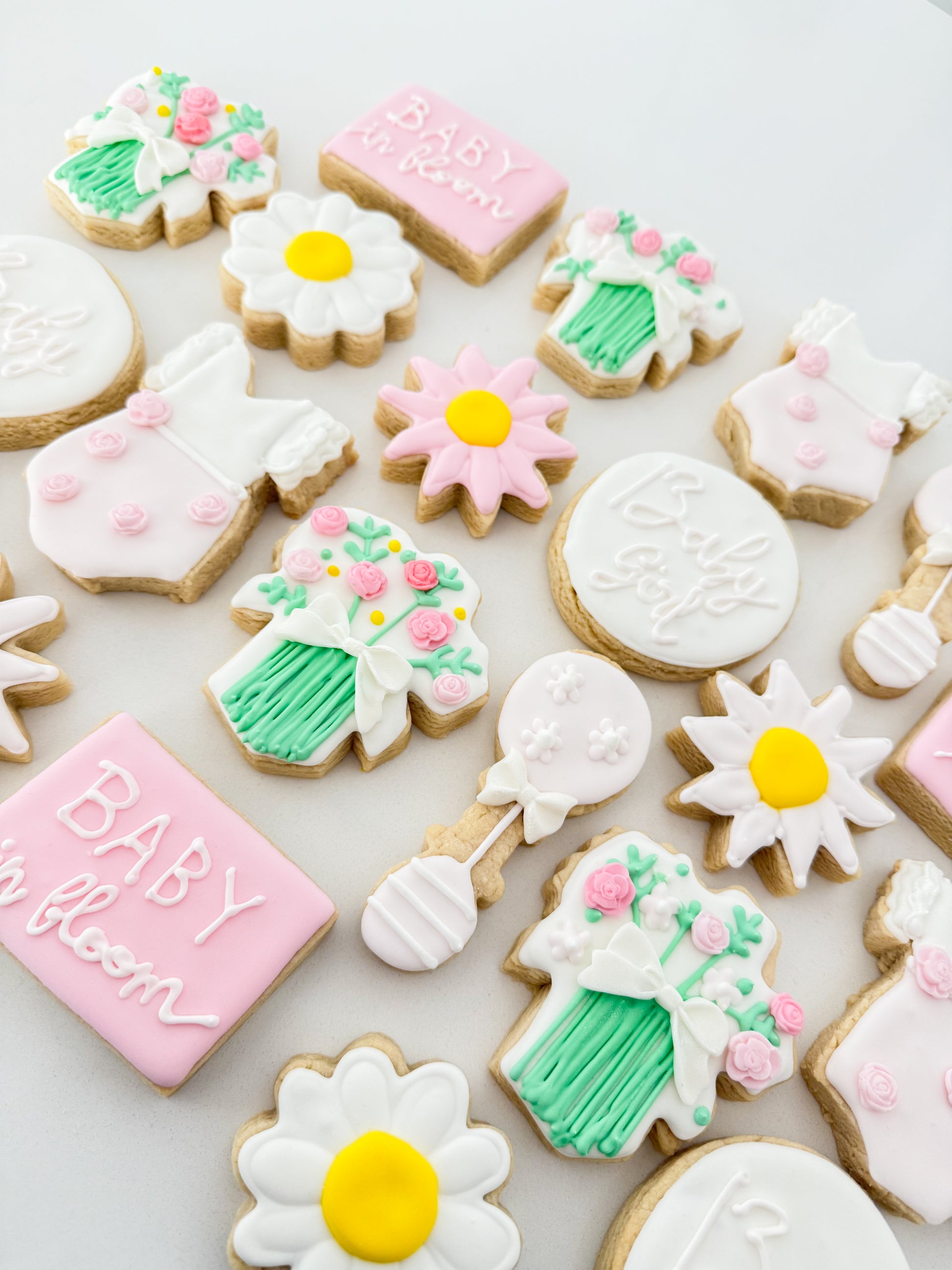 Baby in Bloom Sugar Cookies 🌸