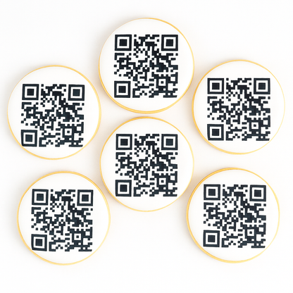 qr code sugar cookies, cookies, corporate event cookies. custom photo cookies, edible image cookies, logo cookies, custom sugar cookies, personalized cookies, photo cookies near me, business logo cookies, event cookies, birthday cookies, wedding cookies, holiday cookies, edible photo cookies, custom dessert gifts, branded cookies, Coco’s Treat Bakery