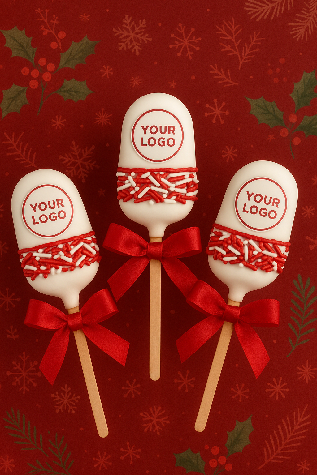 christmas cake popsicle, Branded Cakesicle Gifts – Customizable Edible Logos

Luxury Logo Cakesicles – Handcrafted Corporate Desserts
