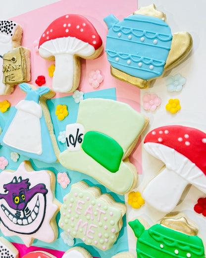 Alice In Wonderland Sugar Cookies (2 Dozens)