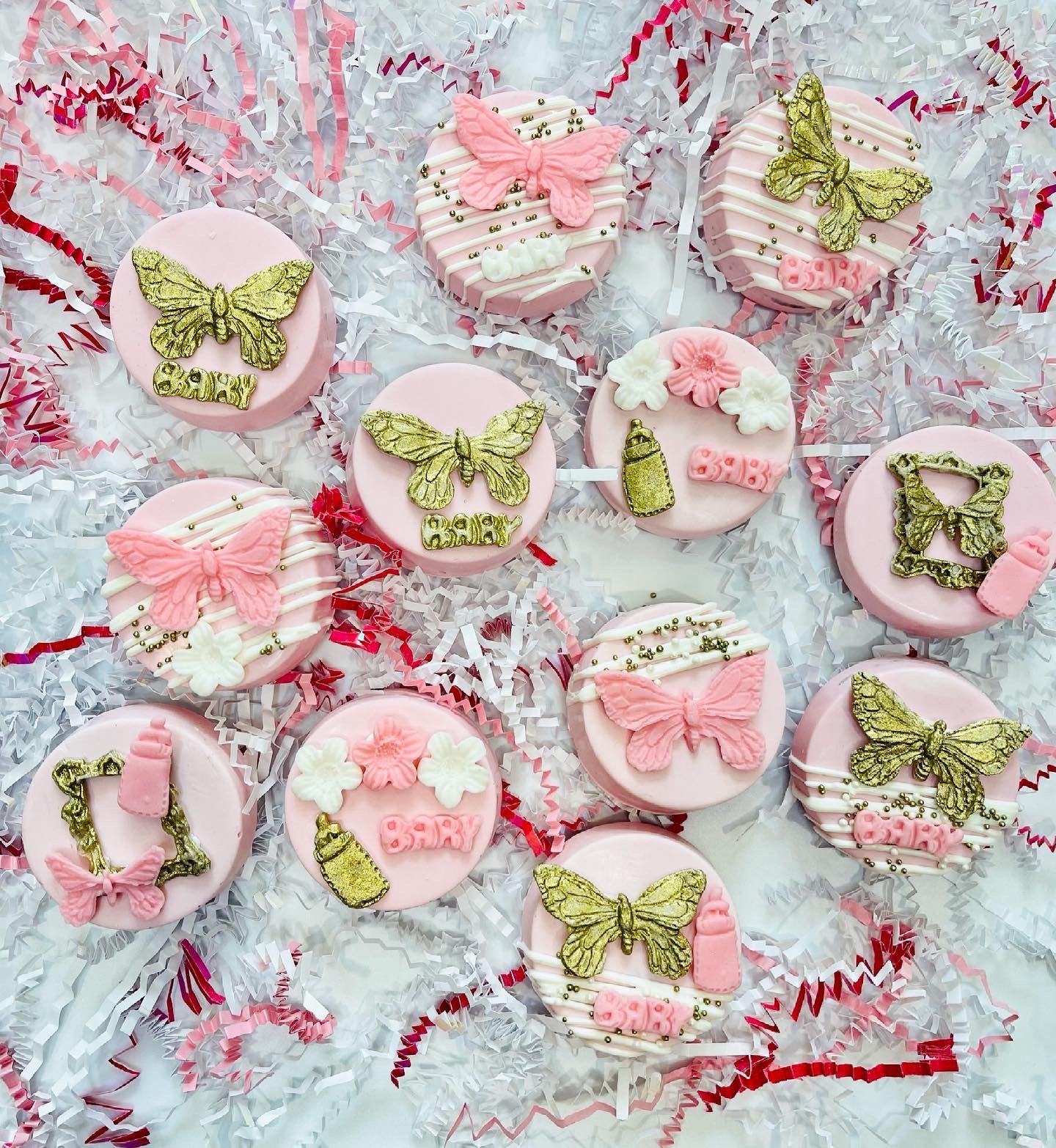 butterfly theme cookies