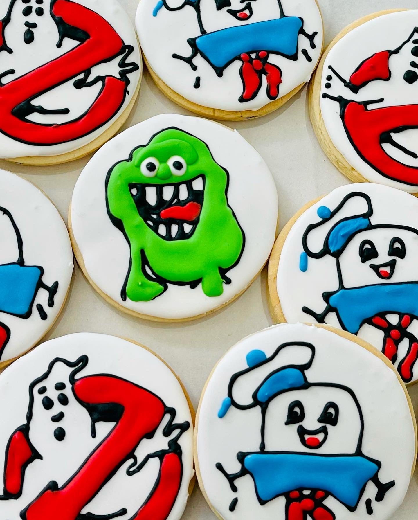Ghostbusters Themed Sugar Cookies