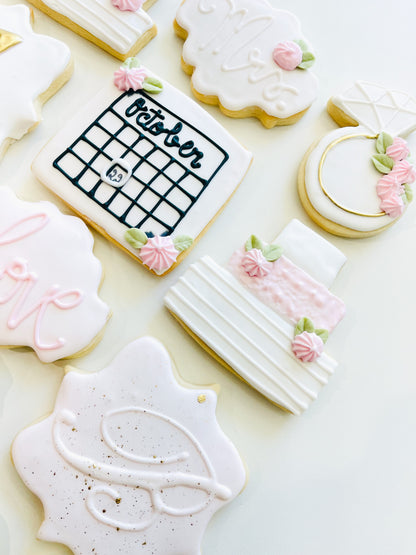 Save The Date Sugar Cookies
