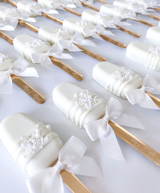 Luxury Wedding Cake Popsicle