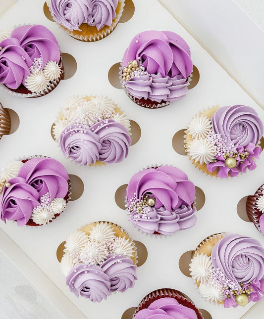 Purple Cupcakes (1Dozen)