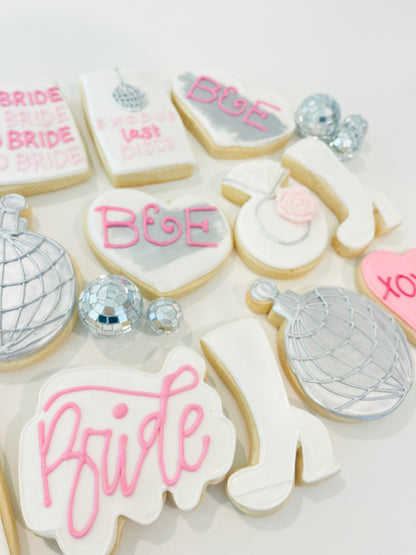 Bride's Last Disco Bachelorette Party Cookies