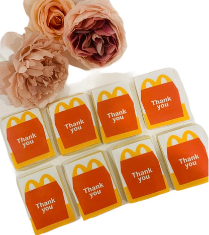 Mcdonalds Happy Meal Box medium Valentines Day Cupcake Box 