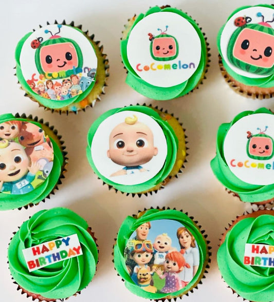 Cocomelon Cupcakes