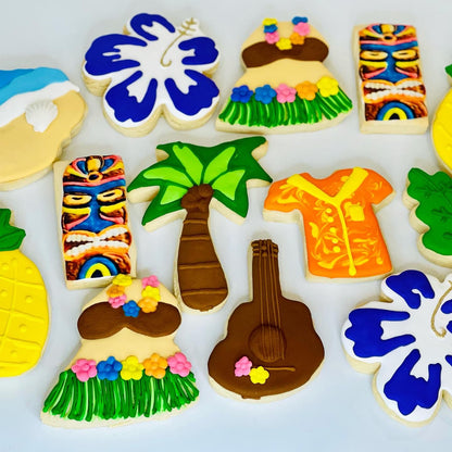 Hawaiian/Luau themed Sugar Cookies