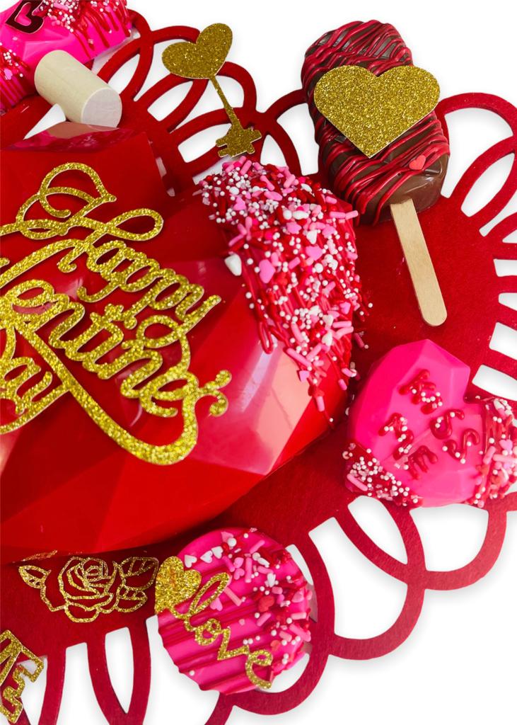 Valentine's Breakable Chocolate Heart