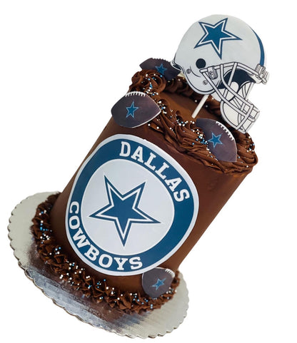 Football bday cake, dallas cowboys cake