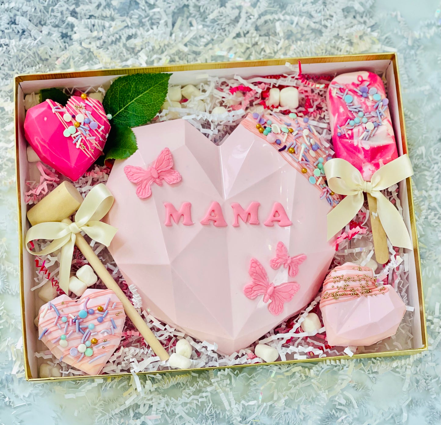 Mother's day gift, best mom, breakable Mother's day gift box, Chocolate Heart, Smash Heart, mother's Day Breakable heart, mother's day sweet treats, mom gift ideas, mother's day heart, sugar cookies, gift, 