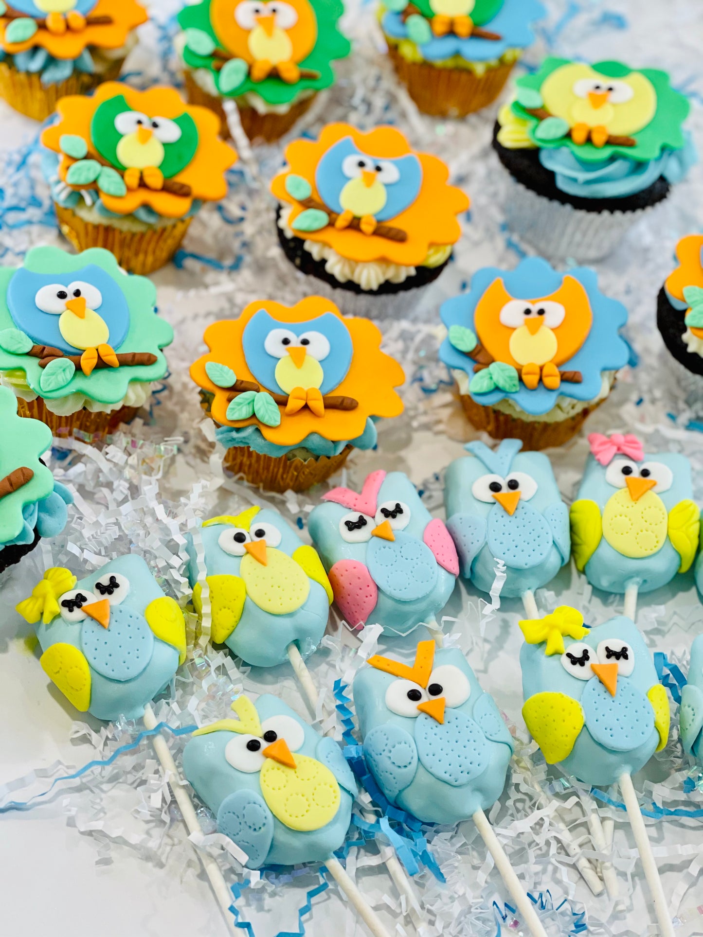 owl cake pops, owl theme desserts, owl cake, owl  treats